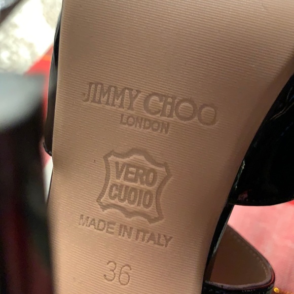 Jimmy Choo Patent Leather Lagoon Heels size 36 - Picture 9 of 16